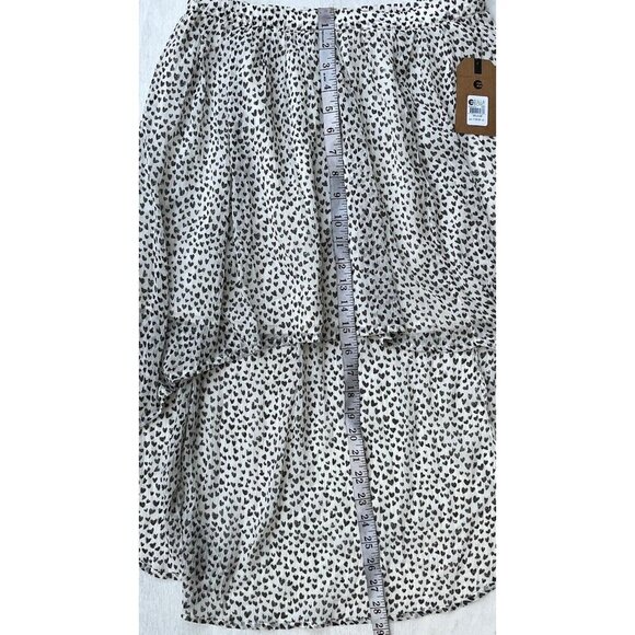 Billabong Dresses & Skirts - Billabong Women’s High low Casual Young Heart Print  JK063YOU Skirt Size S M
